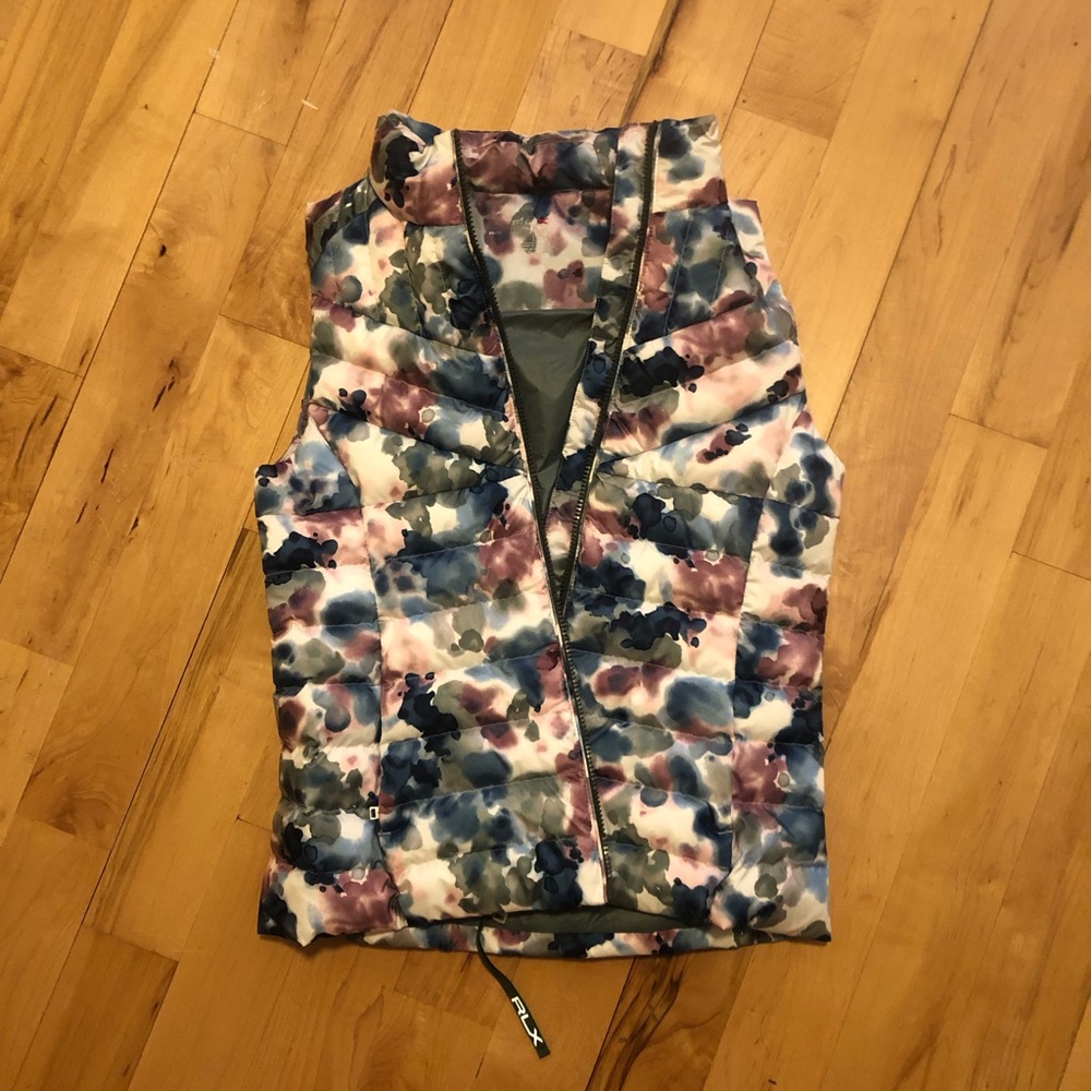 RLX Ralph Lauren multi colored golf vest